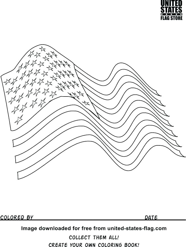728x970 Printable American Flag Coloring Page Printable Coloring Page Flag