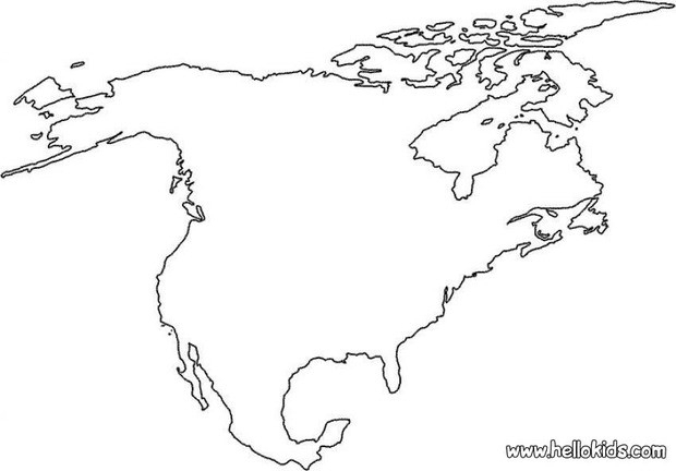 620x432 North America Coloring Page Map Of Usa Coloring Page Map