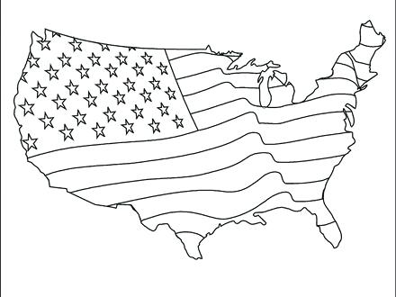 440x330 American Symbols Coloring Pages