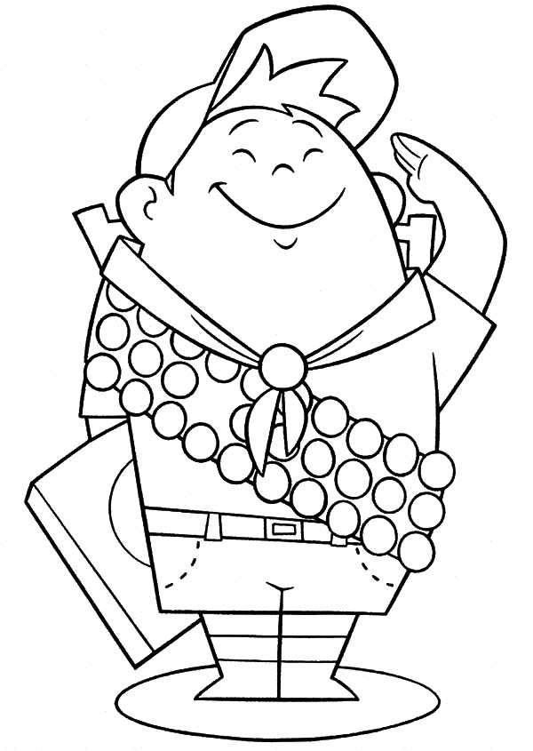 600x845 Little Scouting Boy Russel Up Coloring Pages Best Place To Color