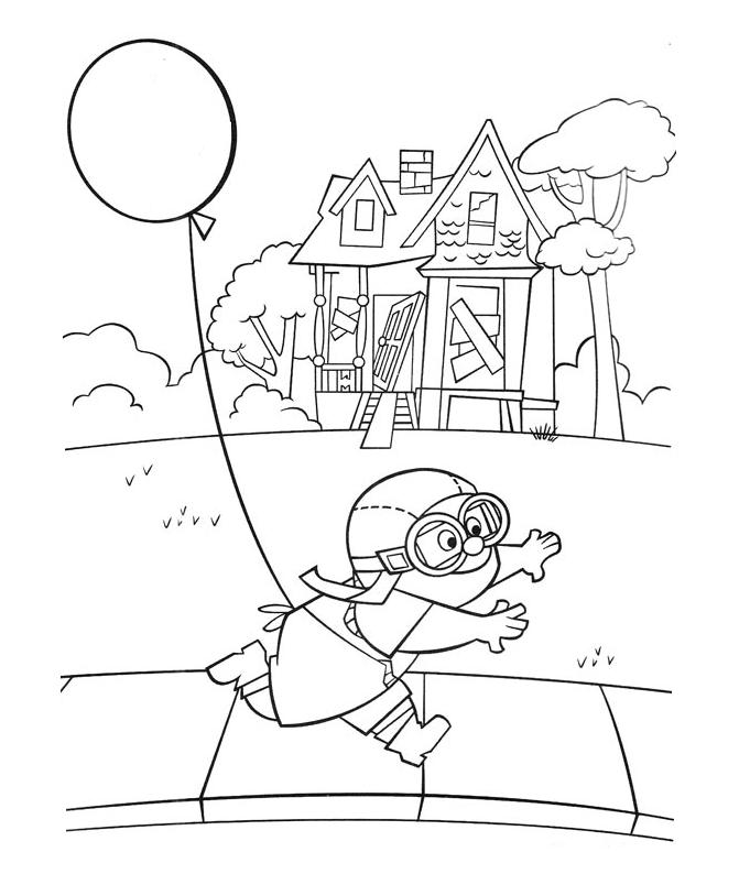 671x794 Disney Movie Up Coloring Pages