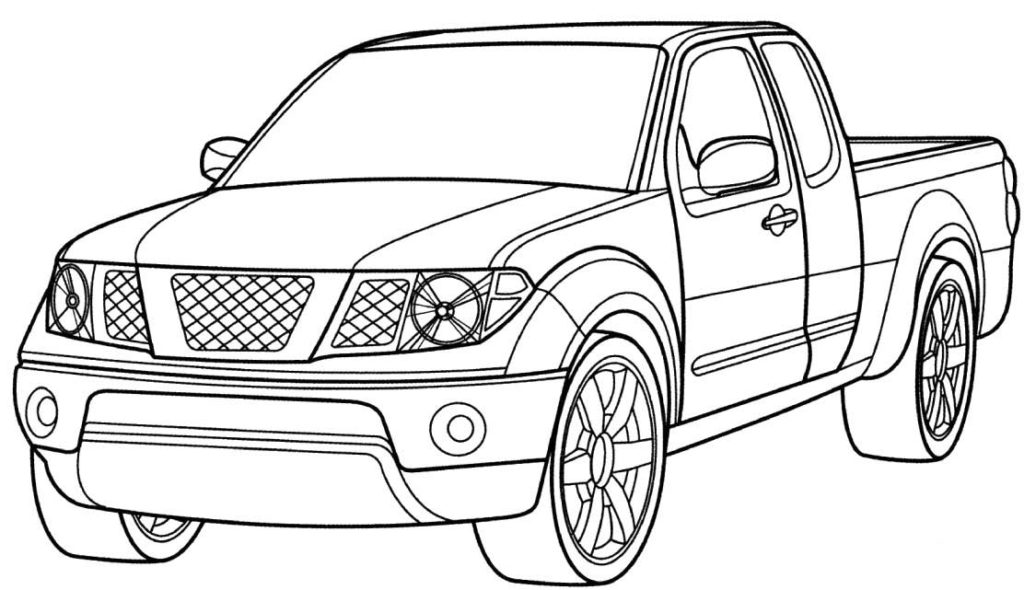1024x590 Free Printable Truck Coloring Pages Download Ups Truck Coloring