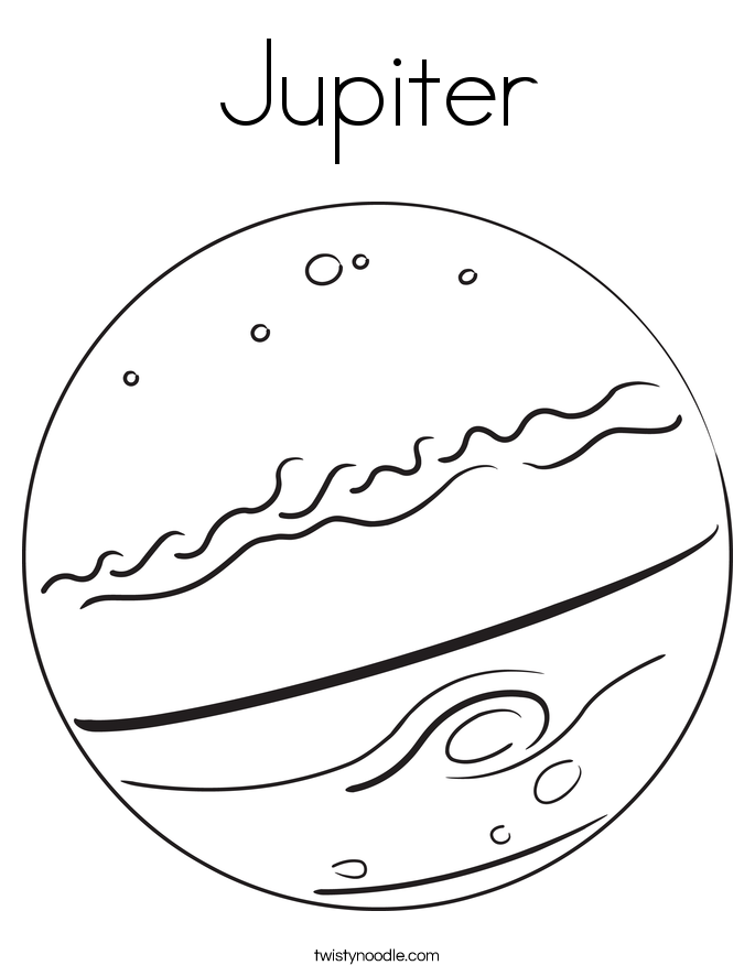 685x886 Jupiter Coloring Page