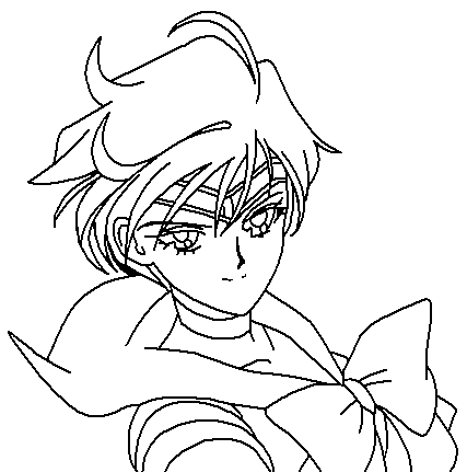 427x431 Pretty Uranus Coloring Page