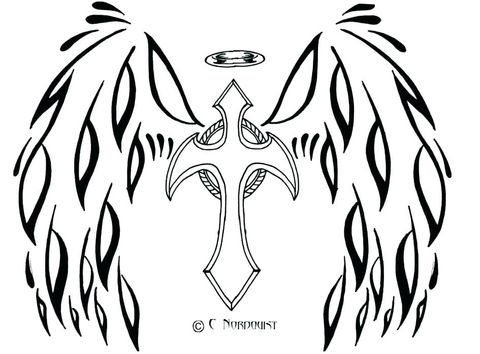 945x698 Pictures Of Crosses To Color