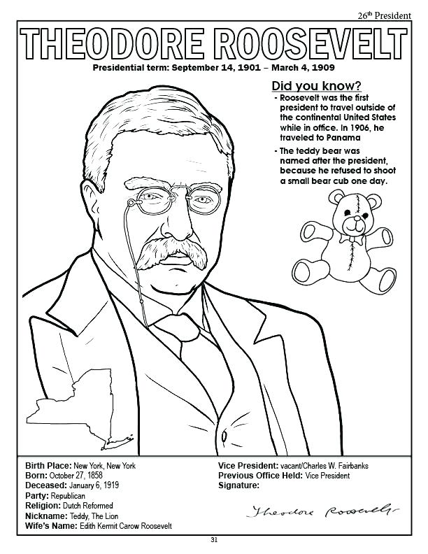 612x792 Presidents Coloring Pages Coloring Books Presidents Coloring Book