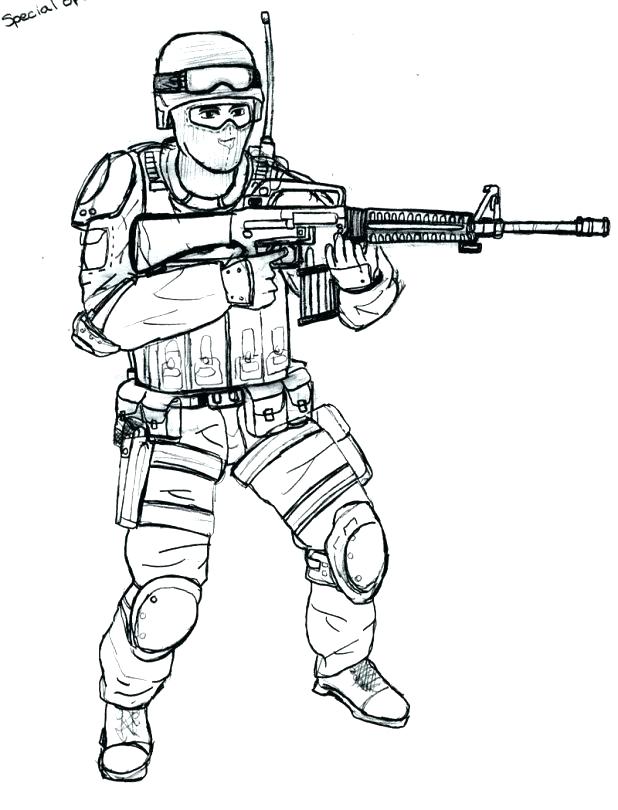 618x810 Us Army Soldier Coloring Page Pages Call Of Duty Black Ops Sketch