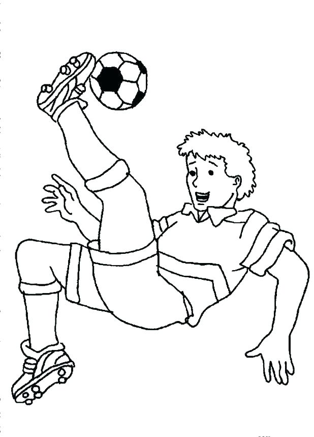 618x859 Soccer Coloring Page