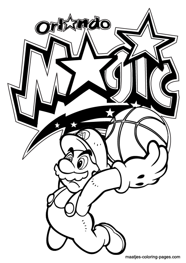 595x842 Utah Jazz Logo Coloring Page