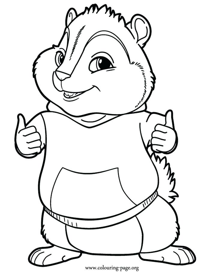 700x908 Free Printable Alvin Chipmunks Coloring Pages And The Download