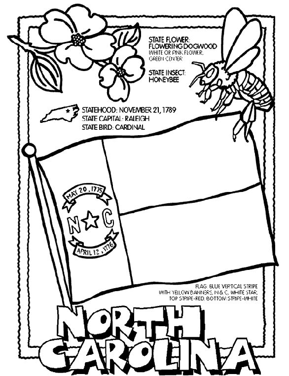 586x762 State Coloring Pages Print The State We're Traveling To For Kids