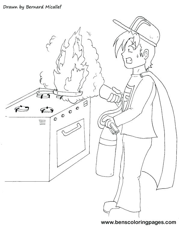 595x756 Kitchen Coloring Page All Is Dirty In The Kitchen Coloring Page