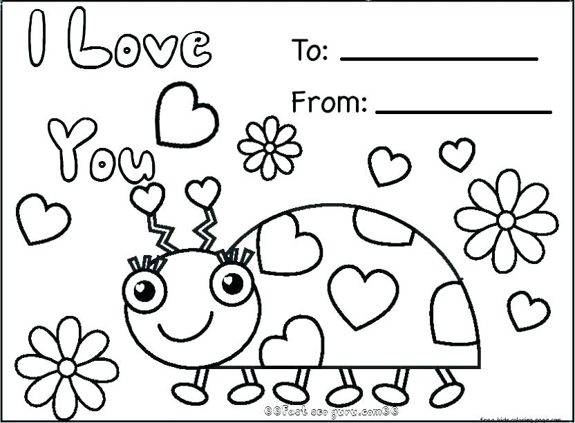 832x612 Coloring Pages For Valentines Day