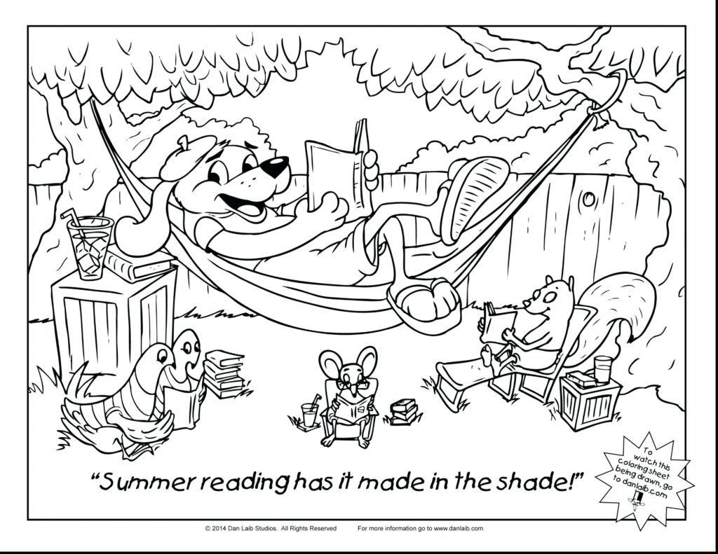 1024x791 Summer Vacation Coloring Page Get Bubbles