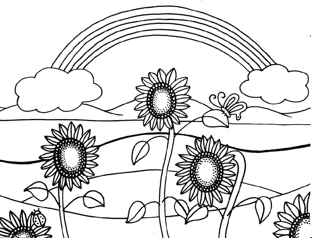 994x760 Summer Vacation Coloring Pages Printable Library Clip Art