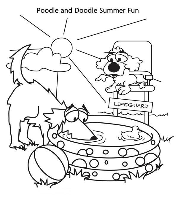 600x712 Summer Vacation Printable Coloring Pages For Kids