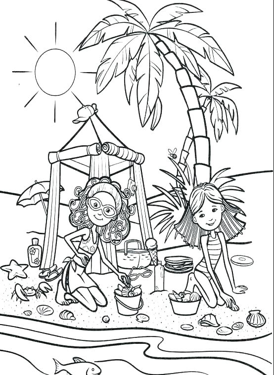 554x759 Vacation Coloring Pages