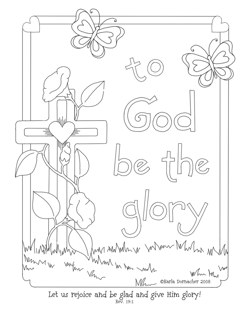 800x1000 Jesus Is Risen Coloring Pages Free