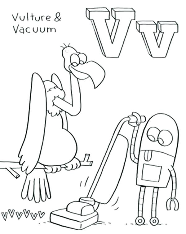 600x754 V Coloring Page Letter V Coloring Page Learning Letter V