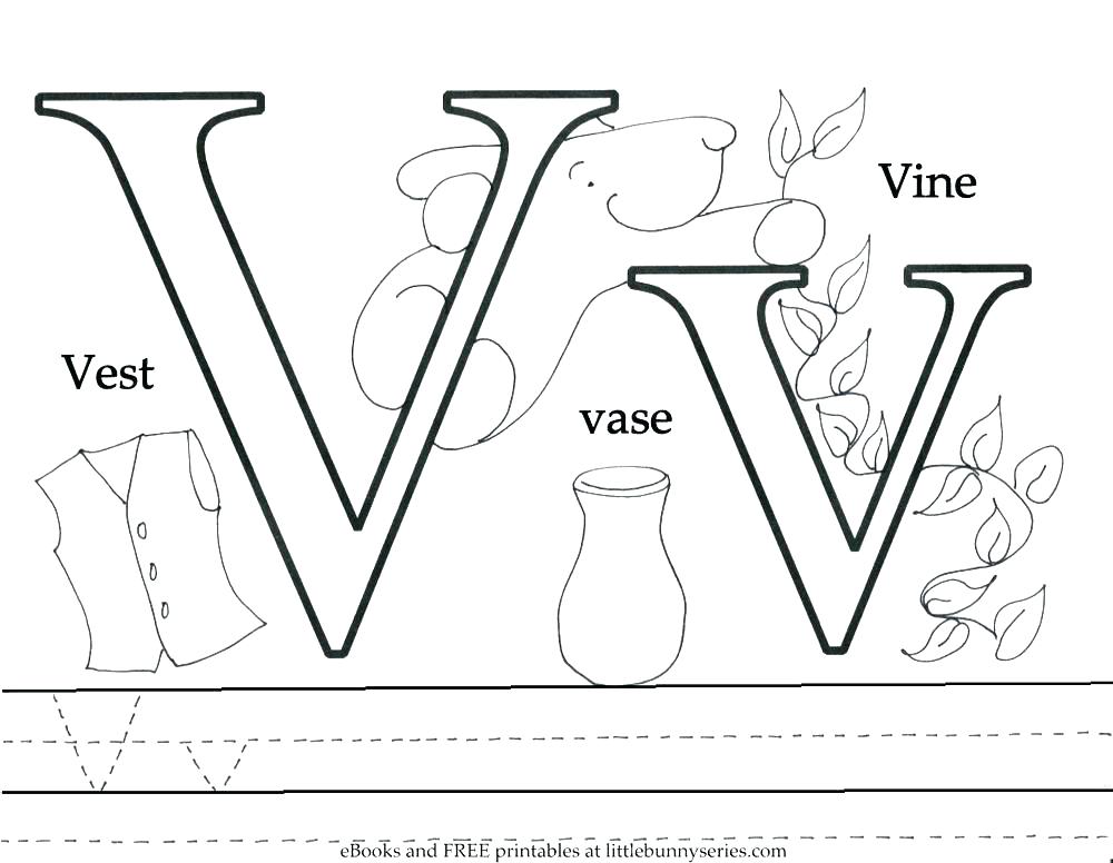 1000x776 Vacuum And Vulcano Alphabet Coloring Pages