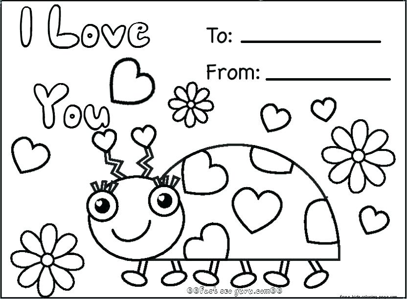 832x612 Printable Valentine Coloring Pages Printable Valentines Printable