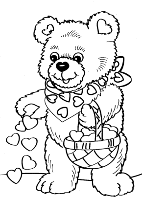290x407 Valentines Page Valentine's Day Frog Coloring Page, Valentines