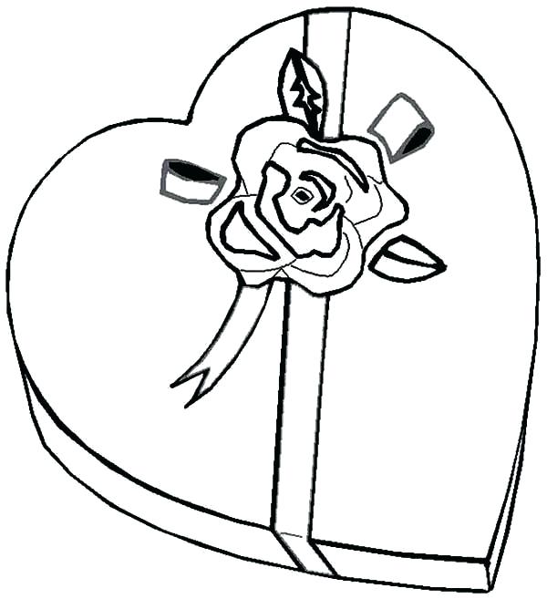 600x657 Valentines Candy Coloring Page Valentines Heart Coloring Pages