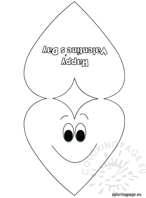 595x804 Valentine Card Coloring Pages Valentines Day Coloring Sheet