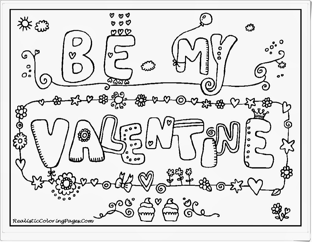 1047x812 Weird Printable Valentines To Color Valentine Card Coloring Pages