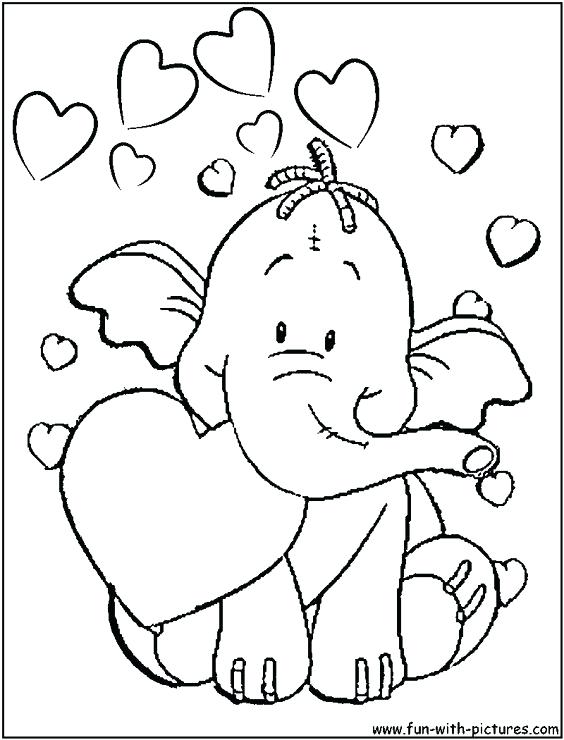 564x740 Valentines Coloring Pages Disney