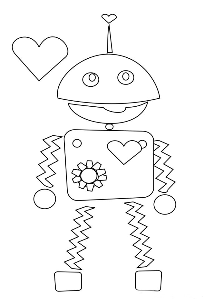 650x975 Kids Valentines Coloring Pages