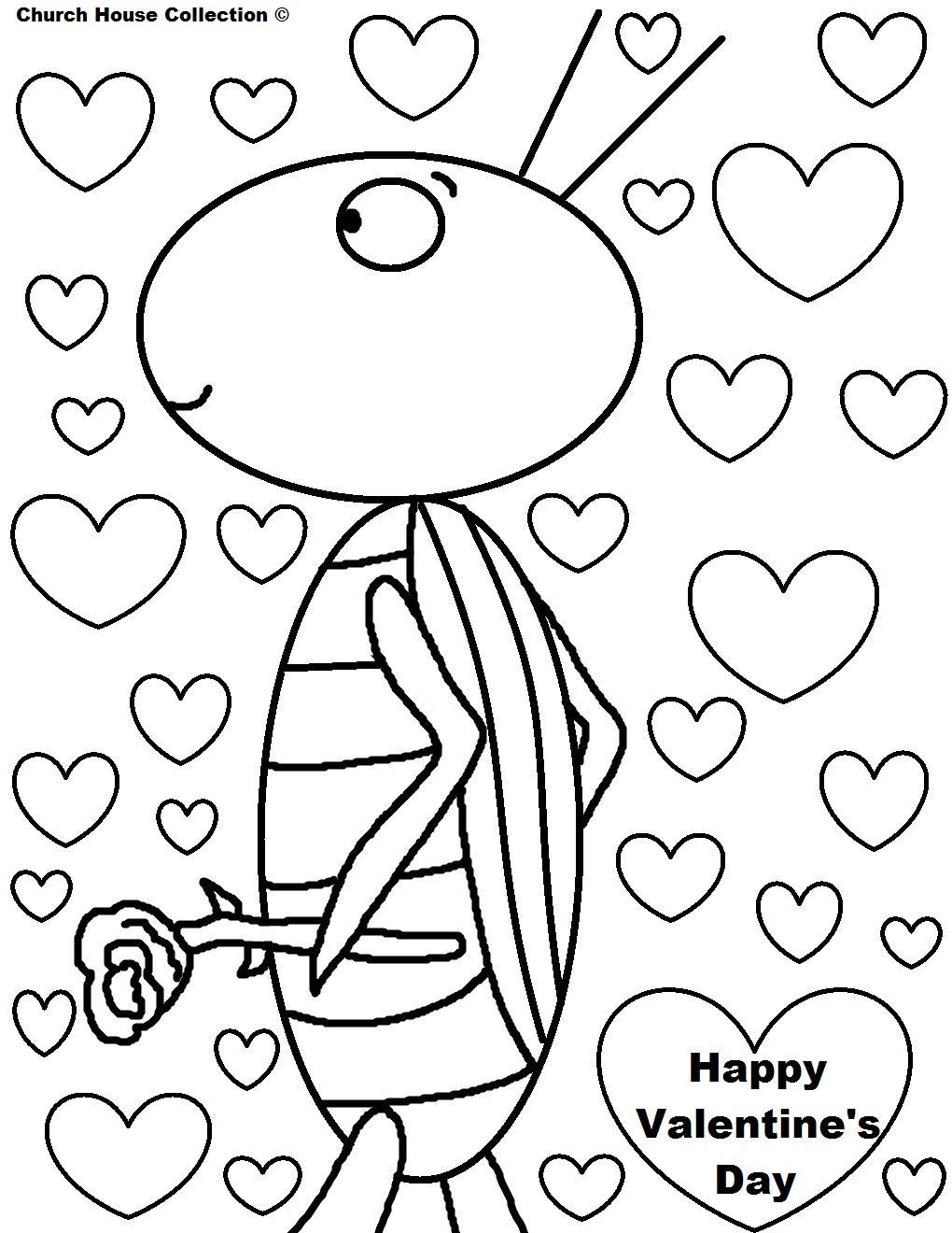 1020x1320 Valentines Coloring Pages