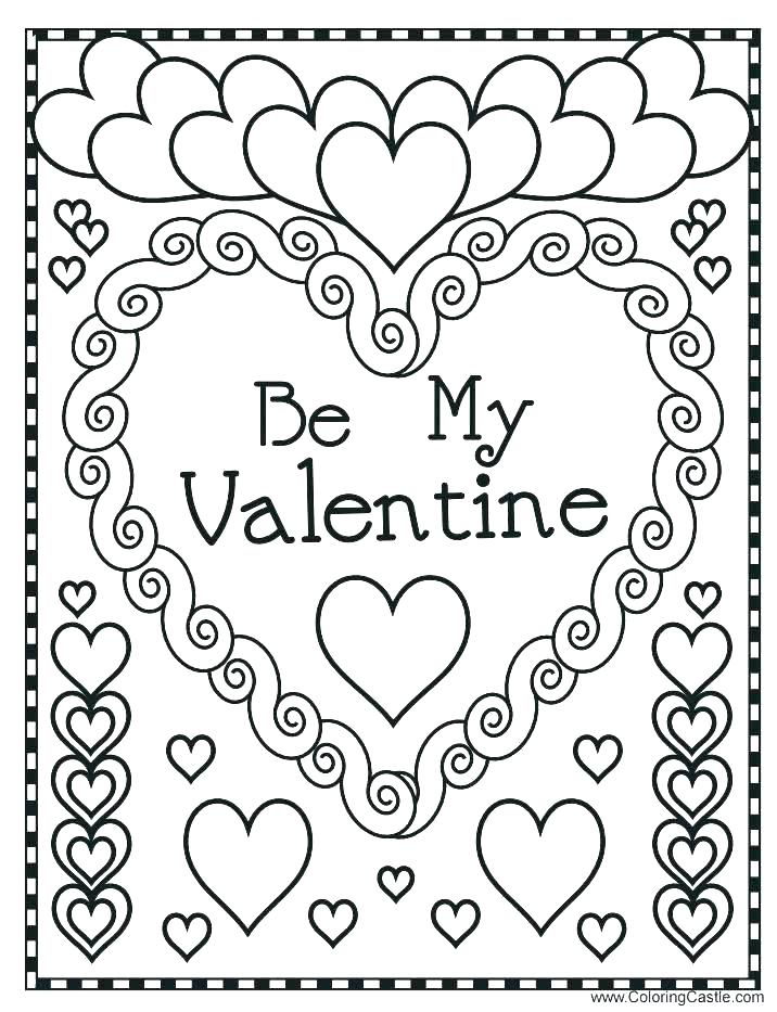 716x933 Free Coloring Valentine Pages Draw Free Printable Valentine