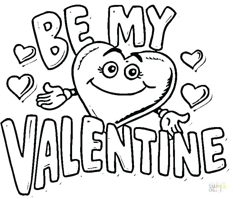 750x642 Free Printable Heart Colouring Pages Valentine Coloring For Kids
