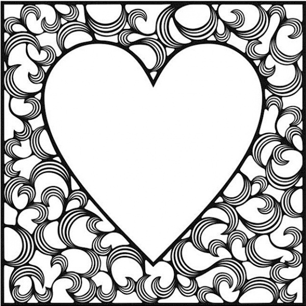600x600 Coloring Pages For Adults