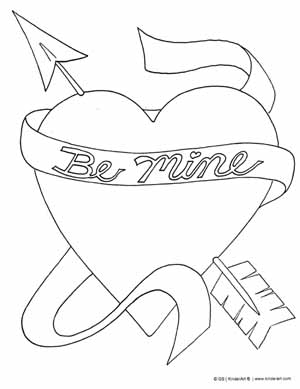 300x389 Valentine's Day Coloring Pages Printables View Full Size
