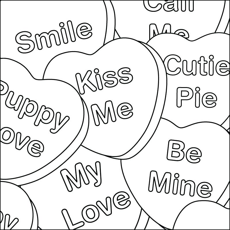 800x800 Valentine Day Coloring Pages Free Printable Hello Kitty Valentines