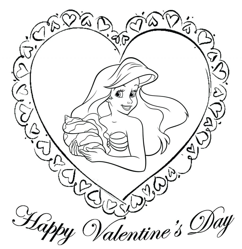1024x1054 Coloring Page Color Pages Disney Princess Valentine Coloring
