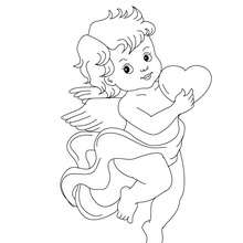 220x220 Cupid Coloring Pages