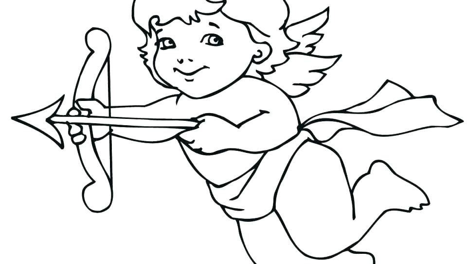 960x544 Cupid Coloring Pages