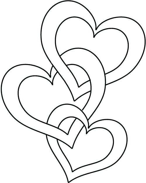 500x625 Valentine Heart Coloring Pages Valentine Heart Coloring Pages