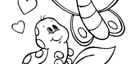 443x220 Valentine Disney Coloring Pages