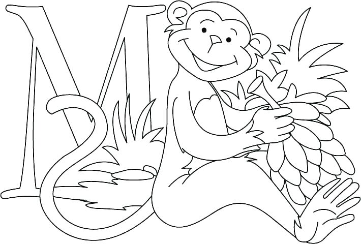 710x480 Valentines Day Colouring Pages Little Monkeys Coloring Page