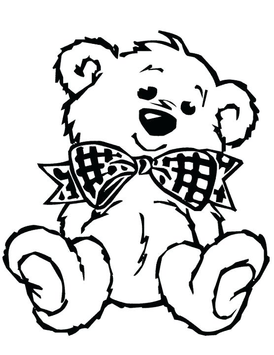 556x720 Teddy Bear Color Page Best Bear Coloring Pages Ideas On Teddy Bear