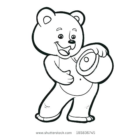 450x470 Teddy Bear Coloring Page Bear Coloring Pages Preschool Valentine