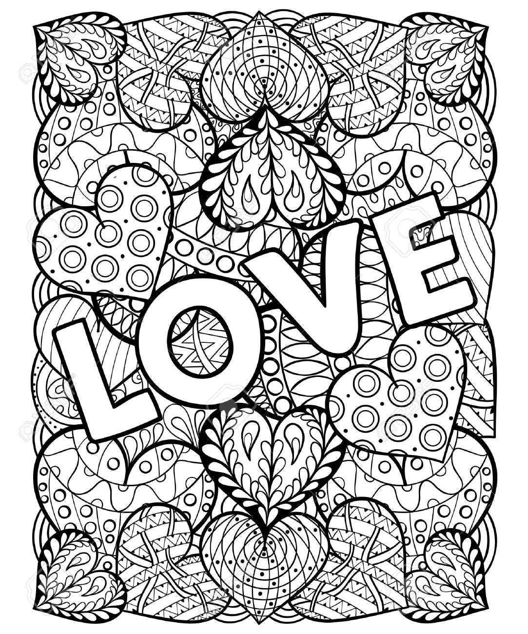 1083x1300 Adult Coloring Pages Valentines Wagashiya