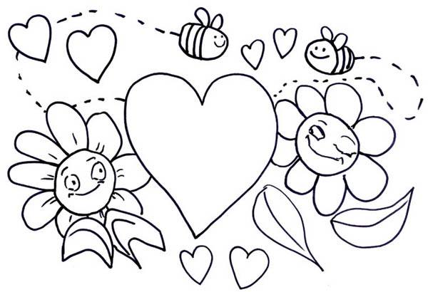 600x410 Valentines Day Coloring Pages For Adults Preschool Teachers
