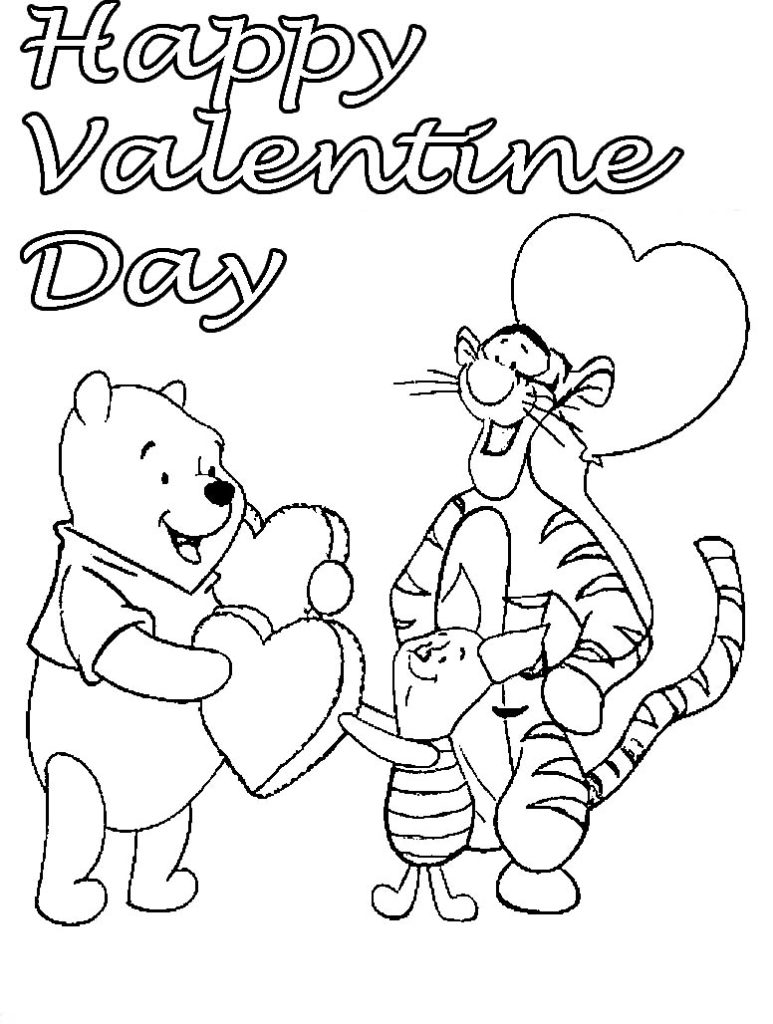 773x1024 Valentines Day Coloring Pages For Kids Valentine's Day Info