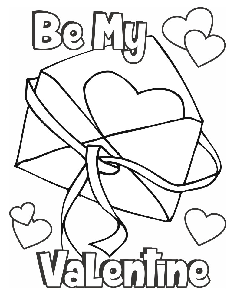 783x997 Valentines Day Coloring Pages The Sun Flower Pages