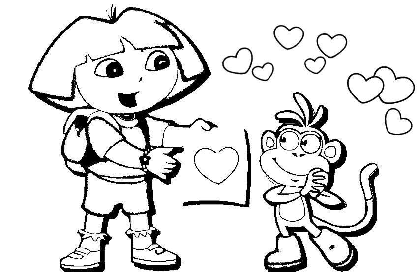 850x567 Disney Valentines Day Coloring Pages